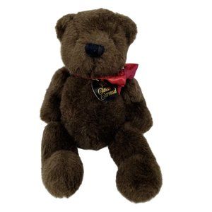 Classic Carousel Guy Articulated Bear Plush Vtg 83